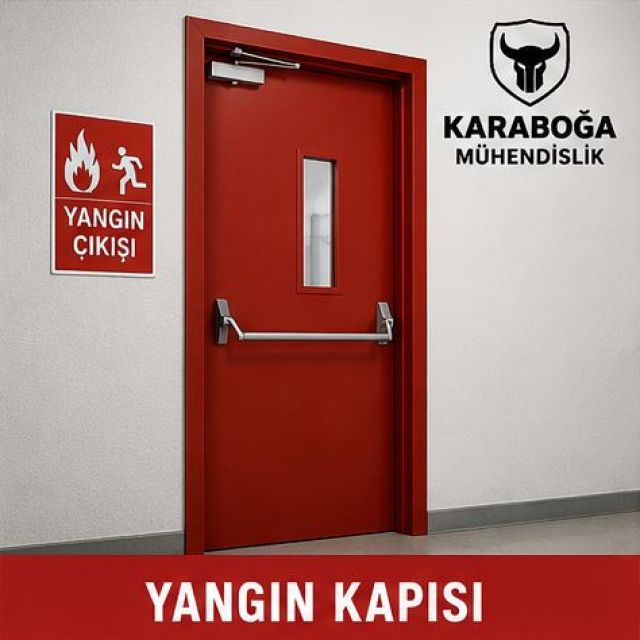 Kadıköy Yangın Kapısı | Yangına Dayanıklı Kapı İmalatı ve Montajı | Karaboğa Mühendislik